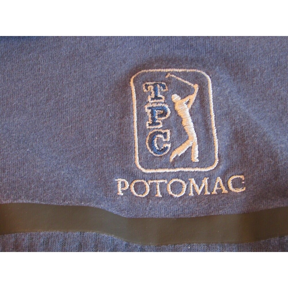 Adidas Short Sleeve Climacool Blue 3 Button TPG Potomac Golf Polo Shirt Size XL - Picture 4 of 5